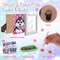 Dog Diamond Art Kits for Kids with Frame,Dogs Diamond Art for Kids Ages 8-12,Animal Diamond Painting Kits for Kids